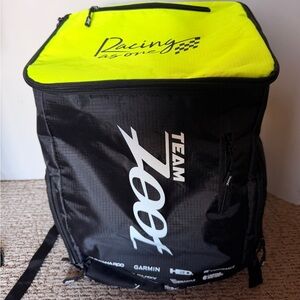 Zoot Racing Backpack with Bright Yellow Top